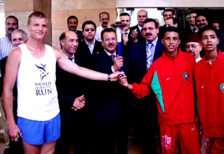 Runar Gigja meets with city authorities of Rabat - World Harmony Run