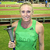 Sally Pearson holds Peace Torch, 2011