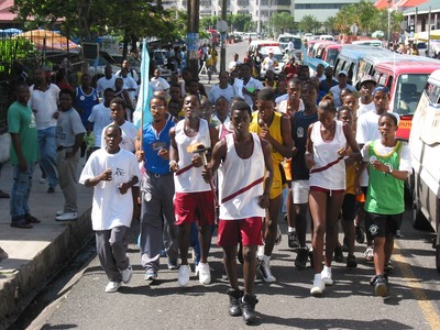 St. Lucia sprinters fill streets of Castries 2, St. Lucia
