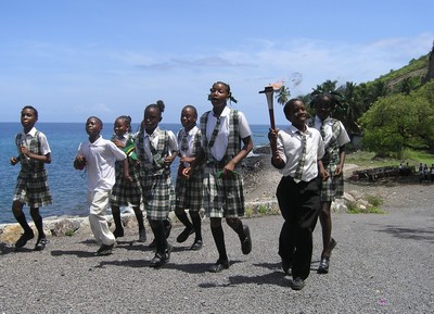 Dominica children coast