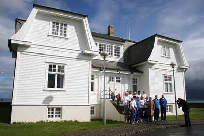 Upphafsathöfnin fór fram við Höfða / Höfði house, where the ceremony took place