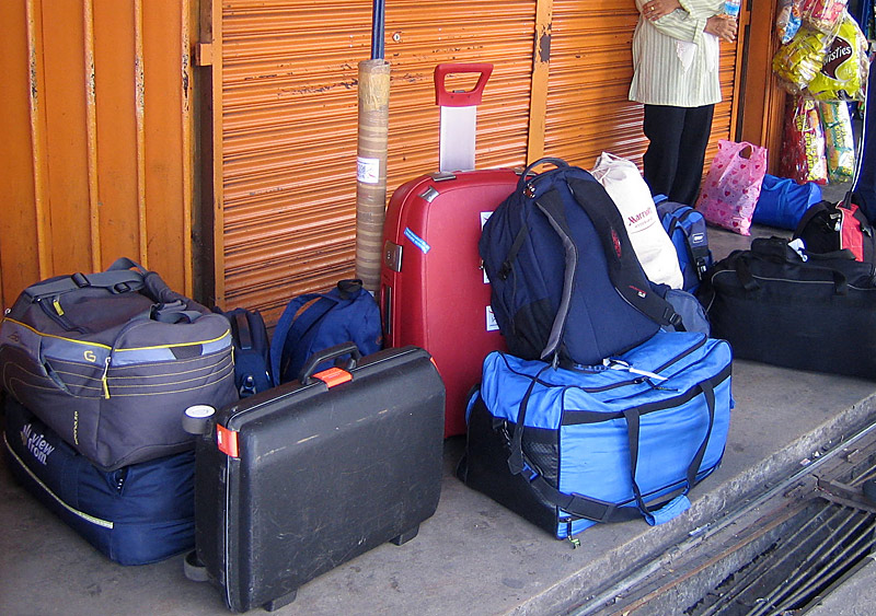 WHR luggage on the road!