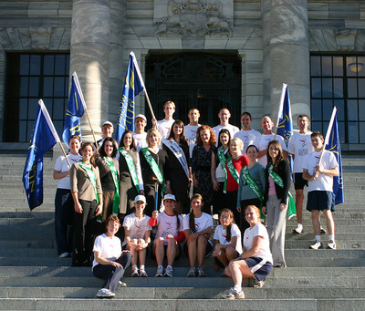 We met some Rose of Tralee candidates who were visiting Parliament