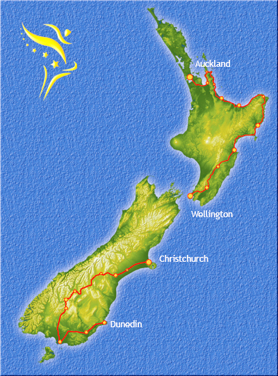 New Zealand Map