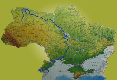 map of ukraine 2012