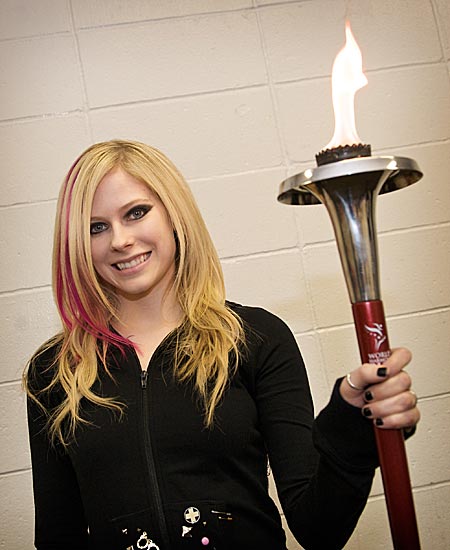 Tuesday, November 23, 2010. Avril Lavigne has been selected to represent 