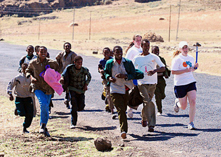 Angela Muhs in Ethiopia