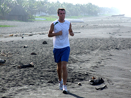 Marichi Clarke running
