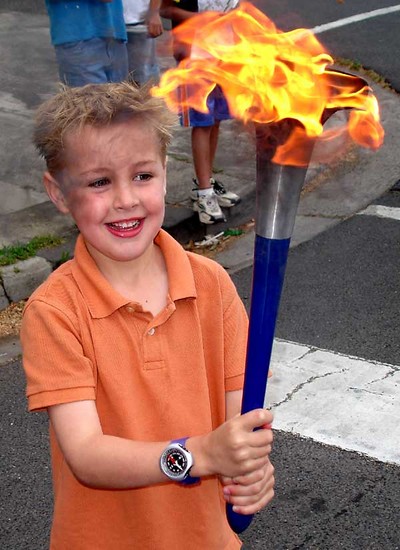 The flame burns bright