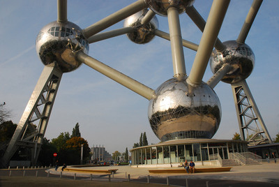At the feet of the Atomium