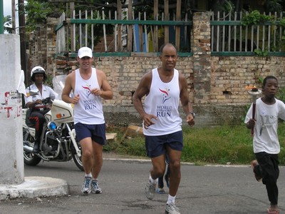 Caribbean Run starts with kids in Spanish Town, Jamaica