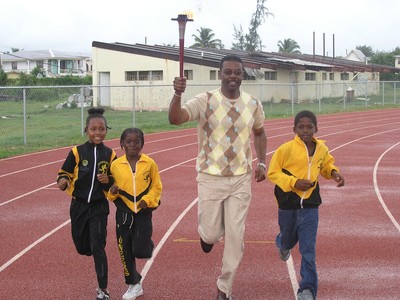 Harold Lovell, Minister of Tourism, Antigua & Barbuda runs