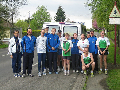 "Maubeuges Marathon" and his President, M. Parris