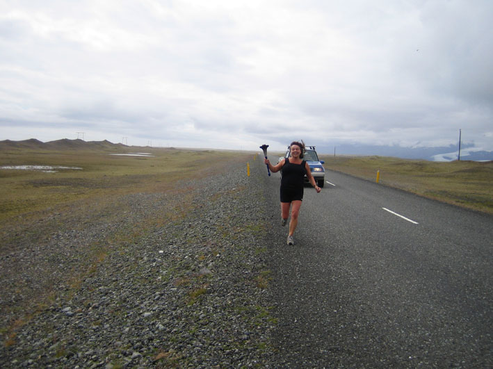 Eftir 10,3 km