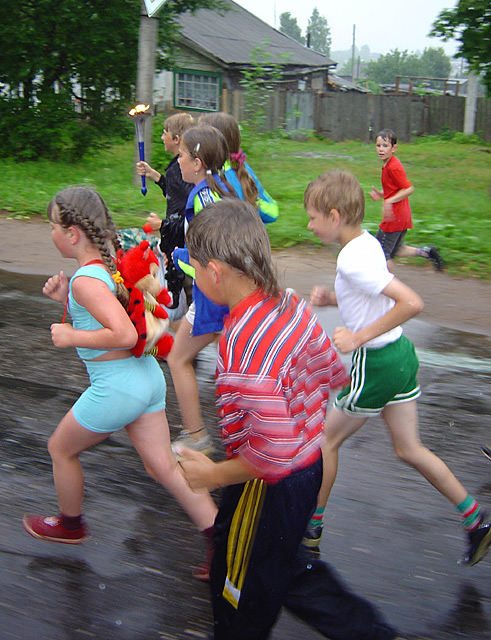 Kids in the Rain