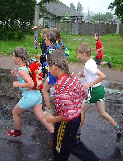 Kids in the Rain