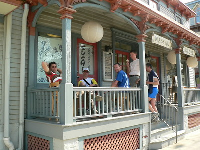 The Team Kicks Back with Some Icecream