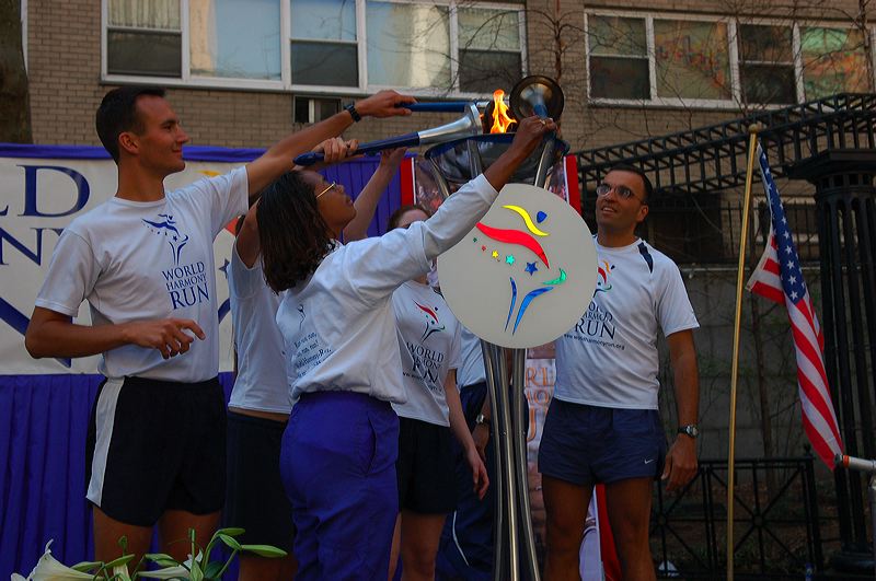 Taking the flame to six continents
