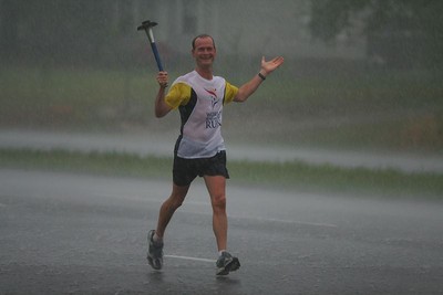 Getting wet